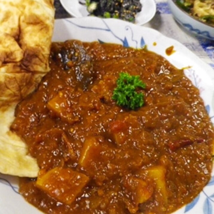 野菜ポークなんちゃってインドカレー